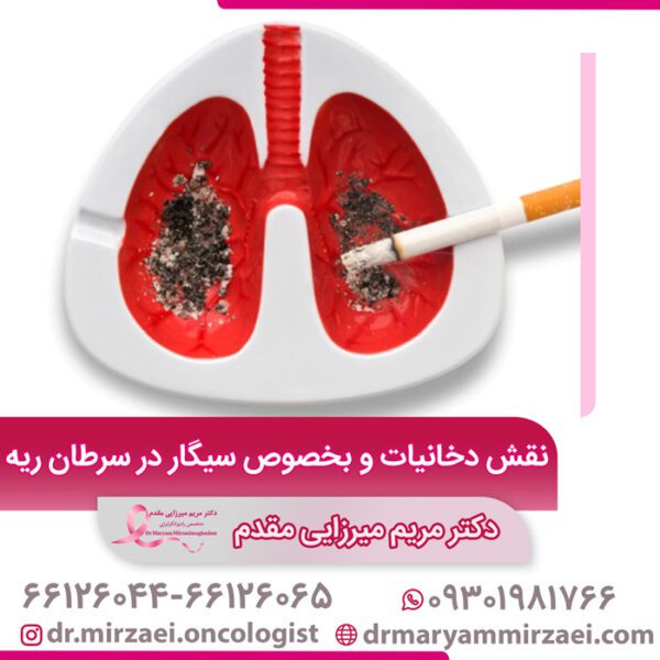 نقش دخانیات و بخصوص سیگار در سرطان ریه
