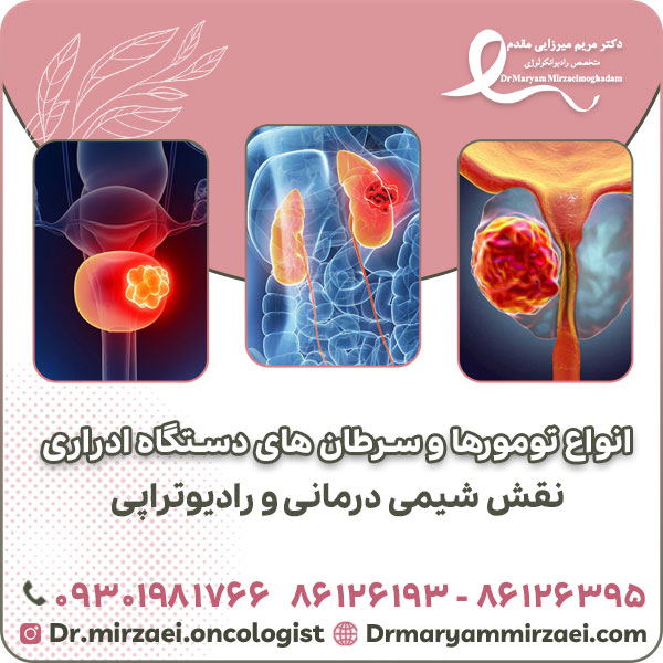 انواع تومورها و سرطان های دستگاه ادراری نقش شیمی درمانی و رادیوتراپی